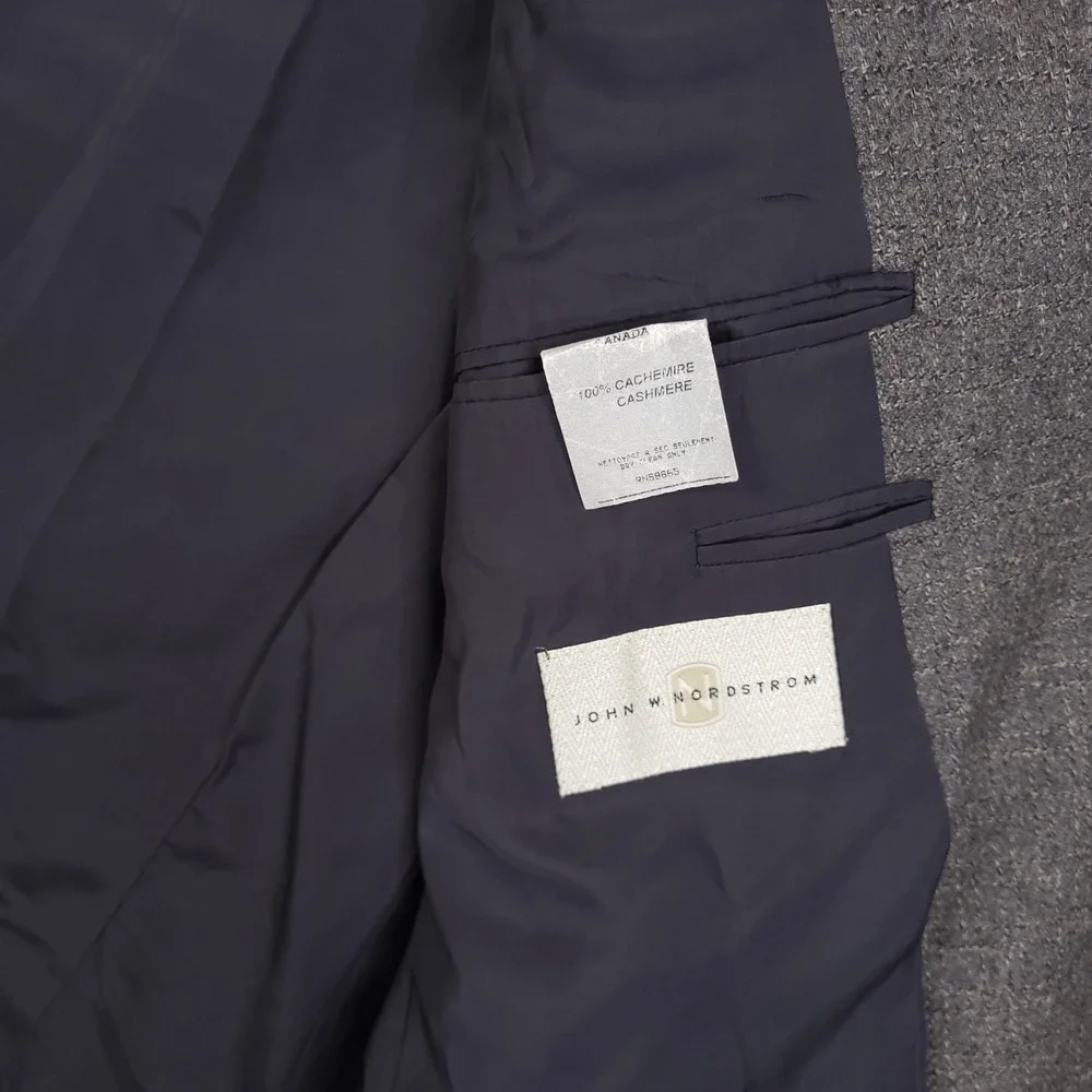Ermenegildo Zegna Nordstrom Blazer %100 Cashmere Sport Coat Size 48 Canada Union